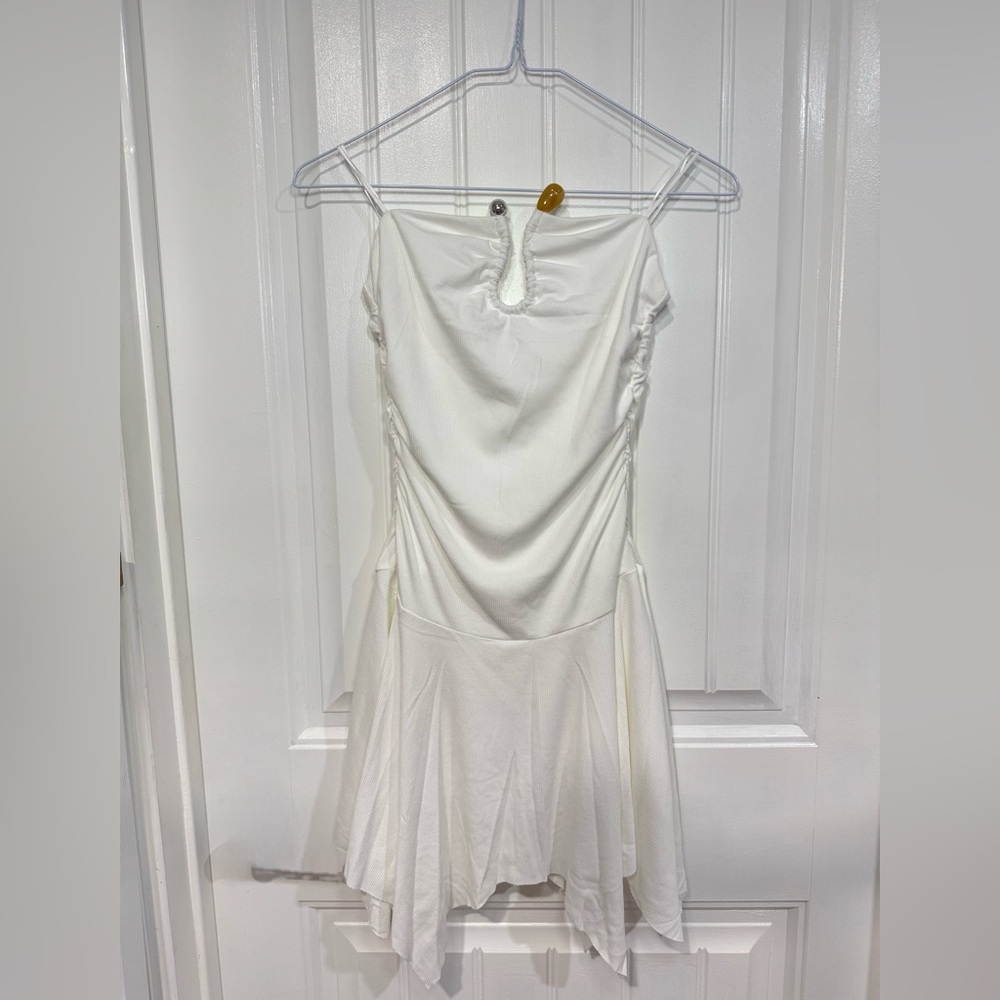 Fairy Style White Strapless Women’s Dress